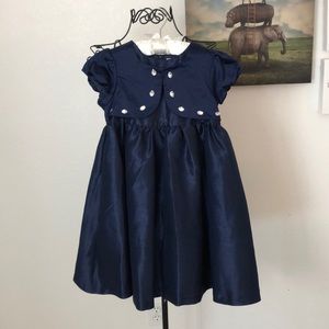 Gymboree girls size 6 blue dress